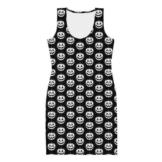 Pumpkin - Black & White Fitted Dress