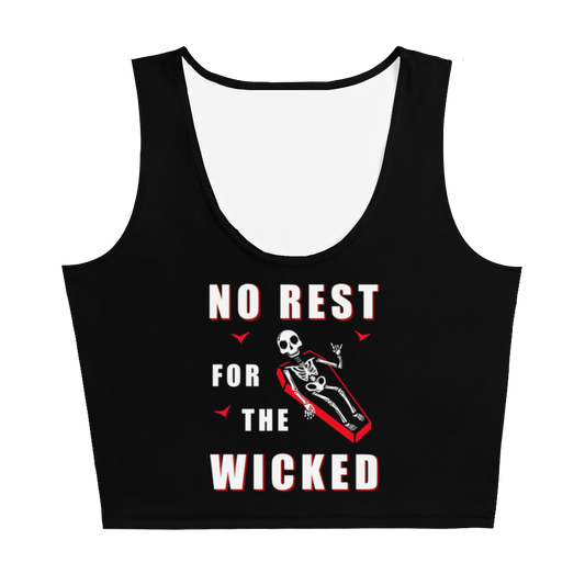 Wicked - Women’s Black Crop Top