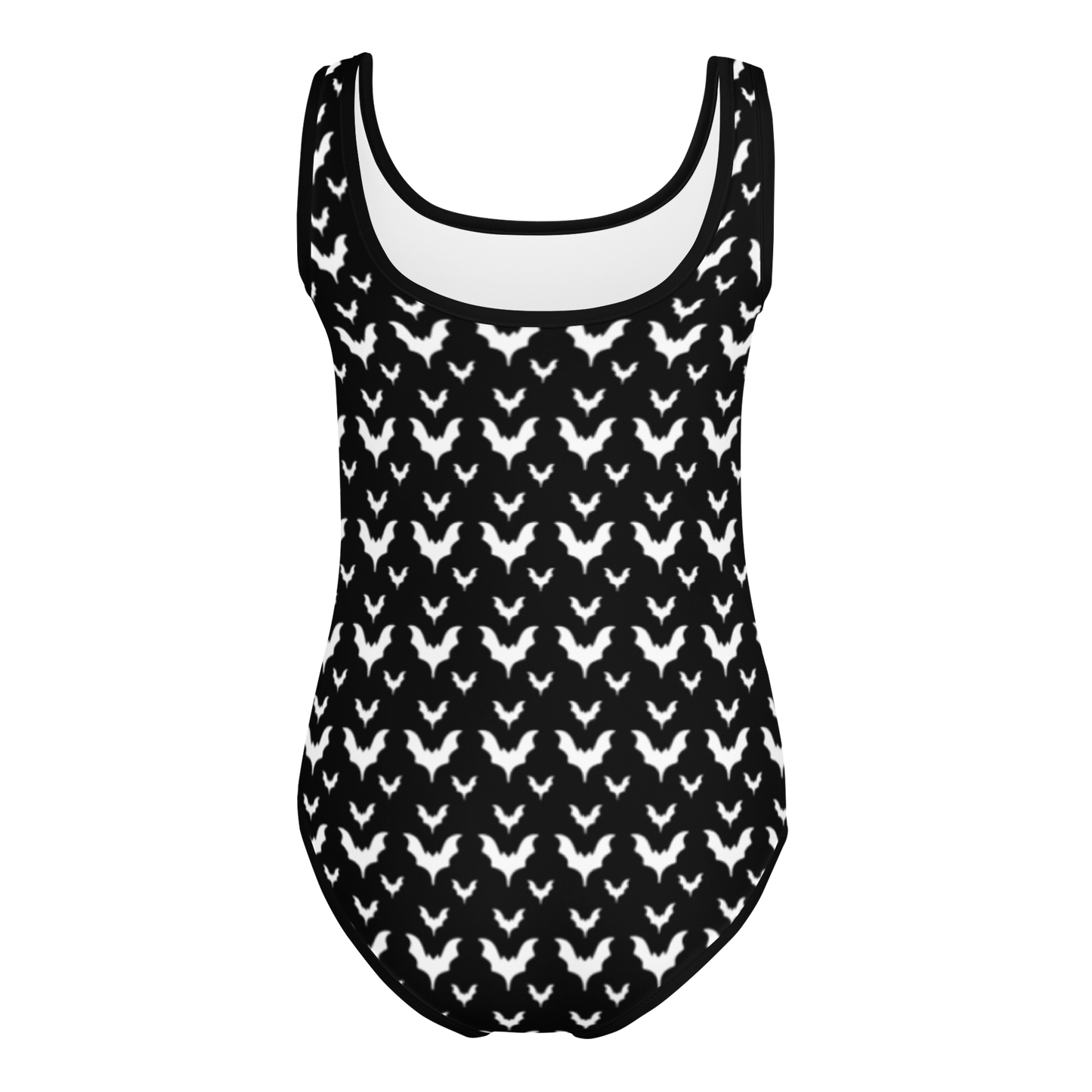 Batty Bats - Toddler Girls Black and White Swimsuit