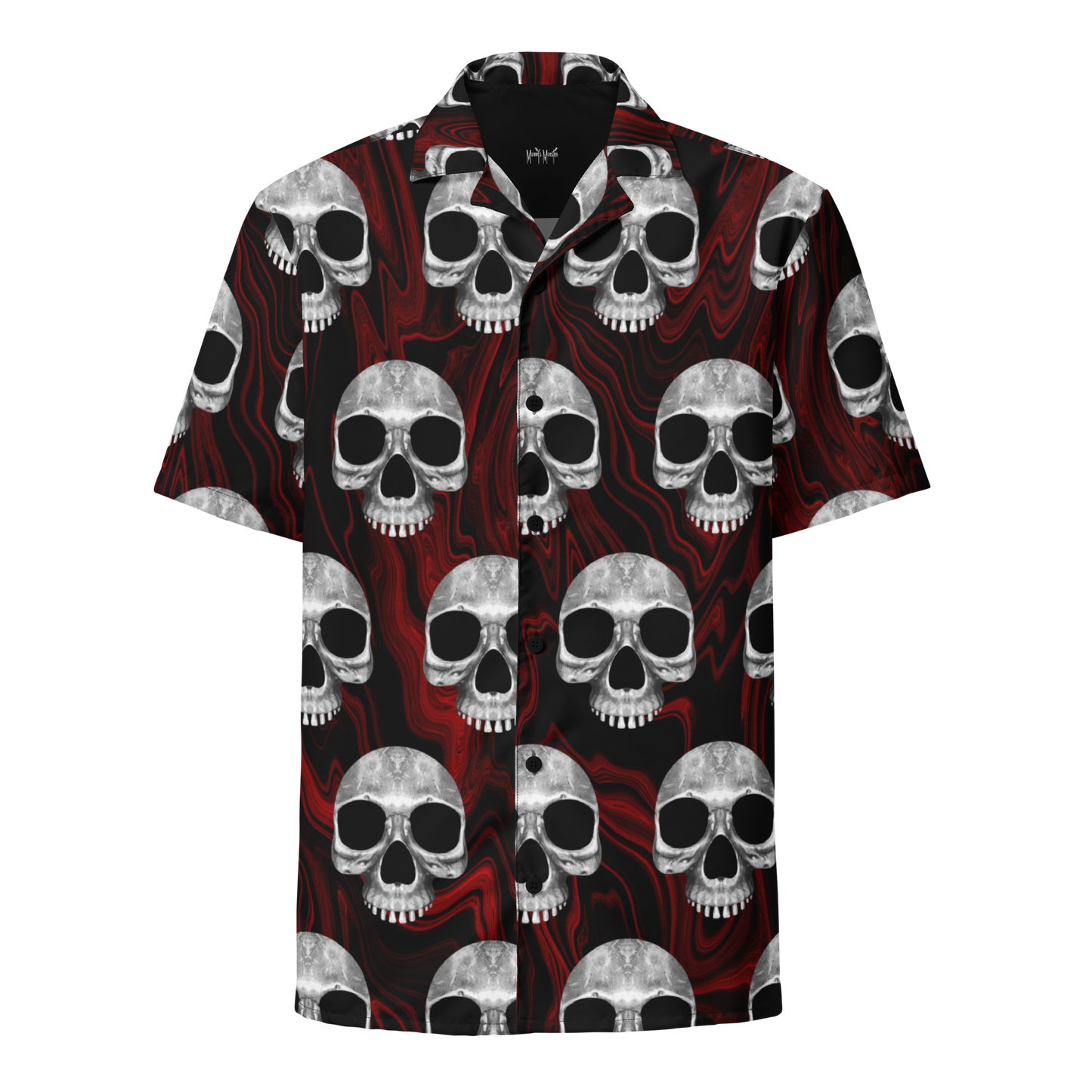 Rebel Skeleton - Adult Button Shirt