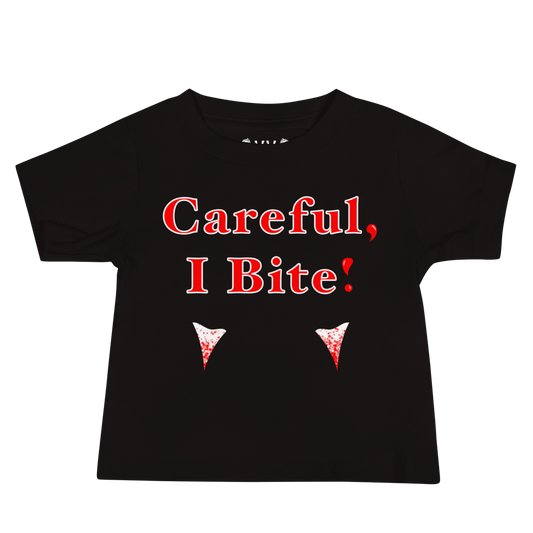 Careful, I Bite! - Baby Jersey Short Sleeve Tee