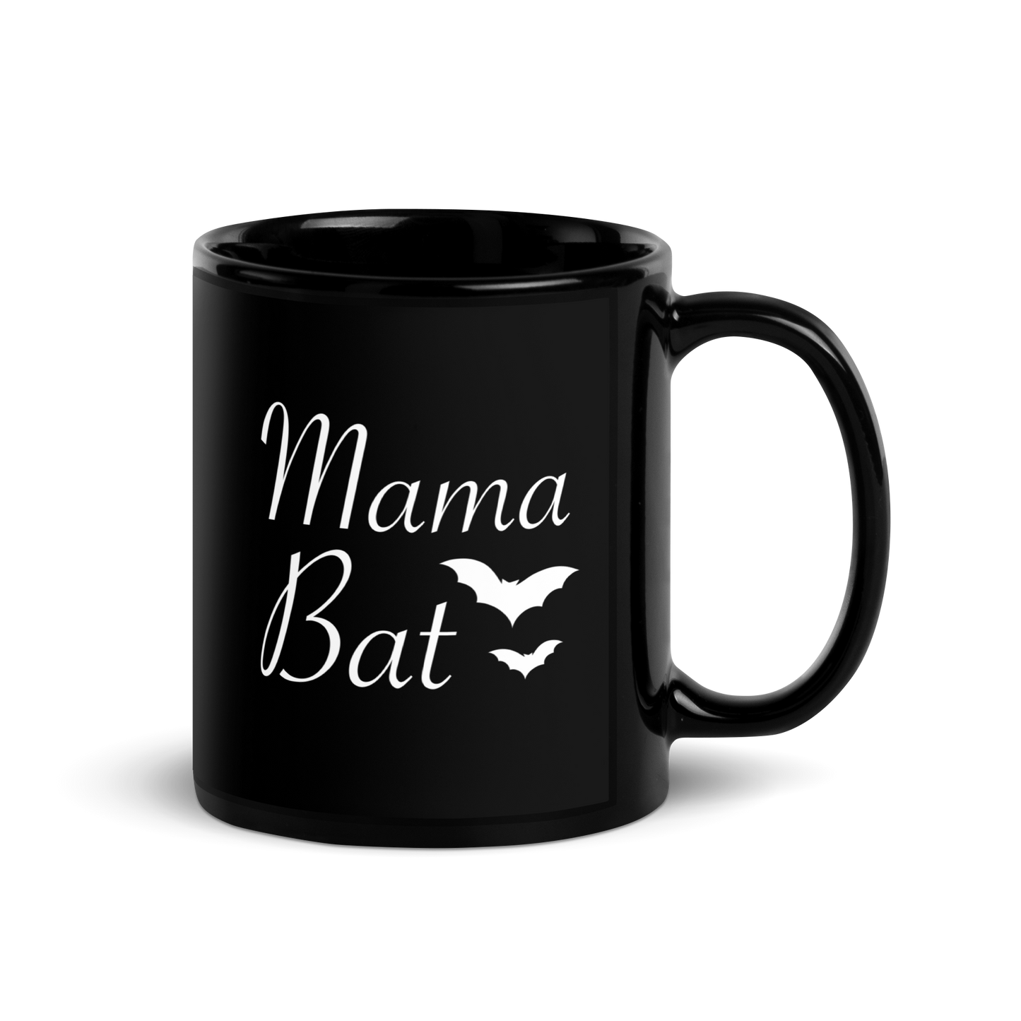 Mama Bat - 11oz Ceramic Black Mug