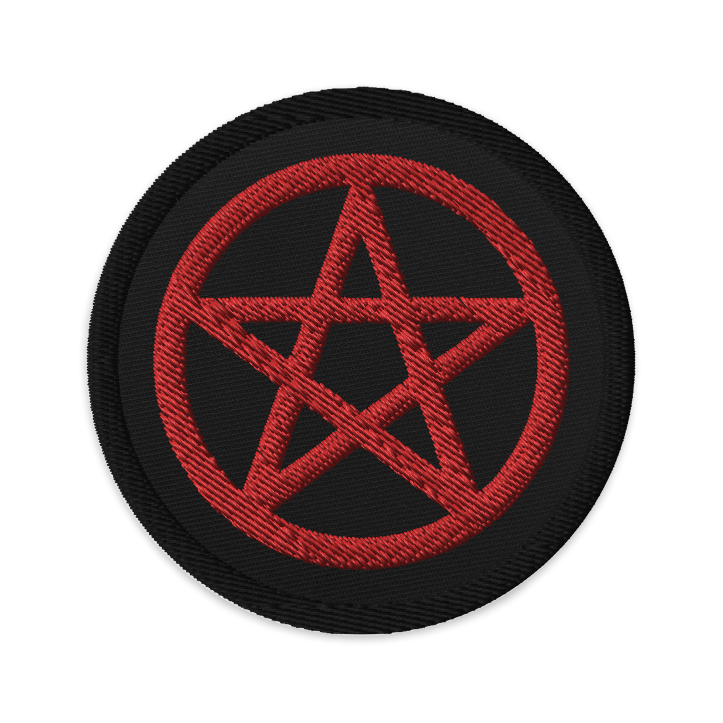 Pentacle - Circular Embroidered Patch