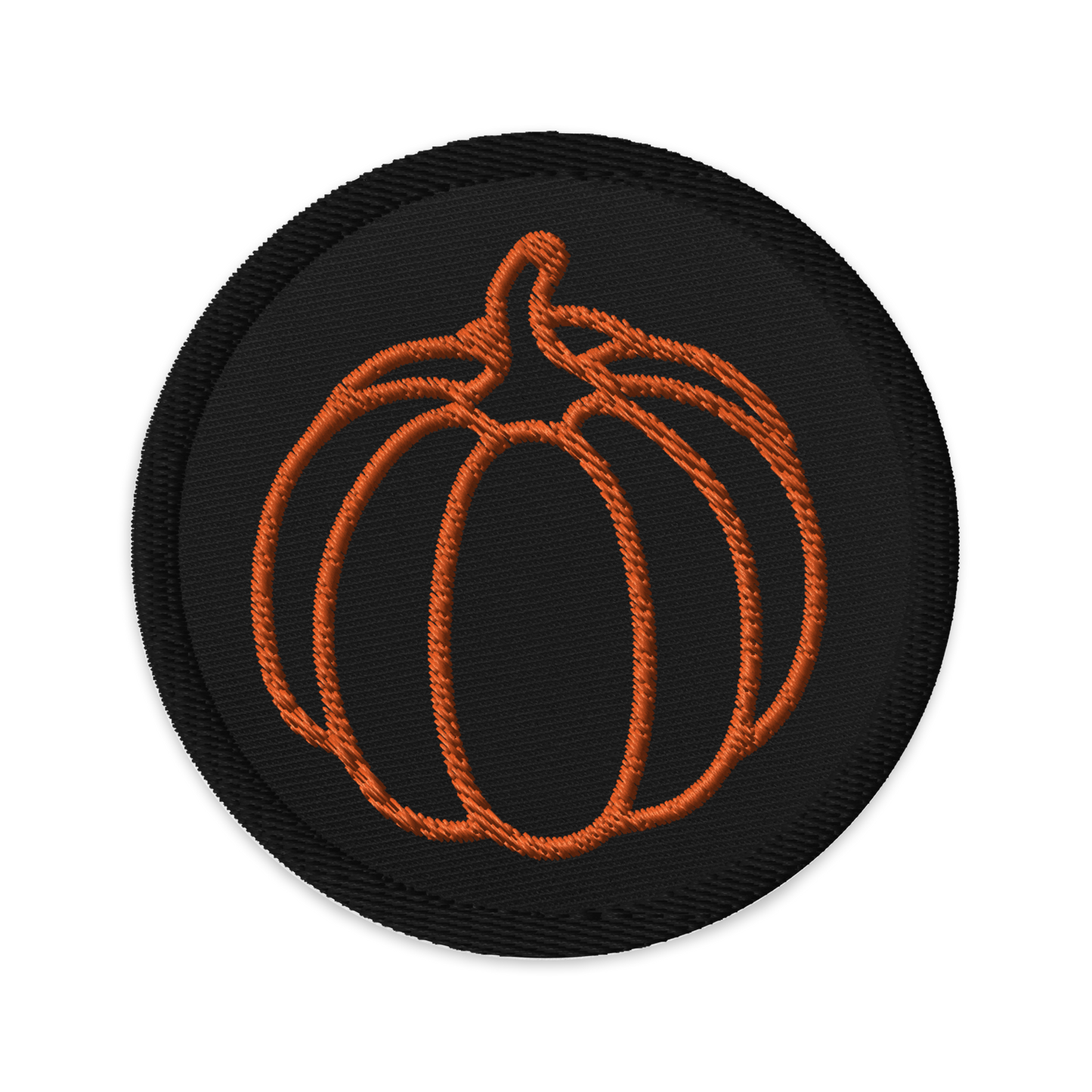 Pumpkin Patch - Circular Embroidered Patch