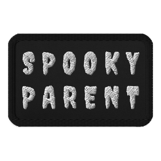 Spooky Parent - Rectangular Embroidered Patch