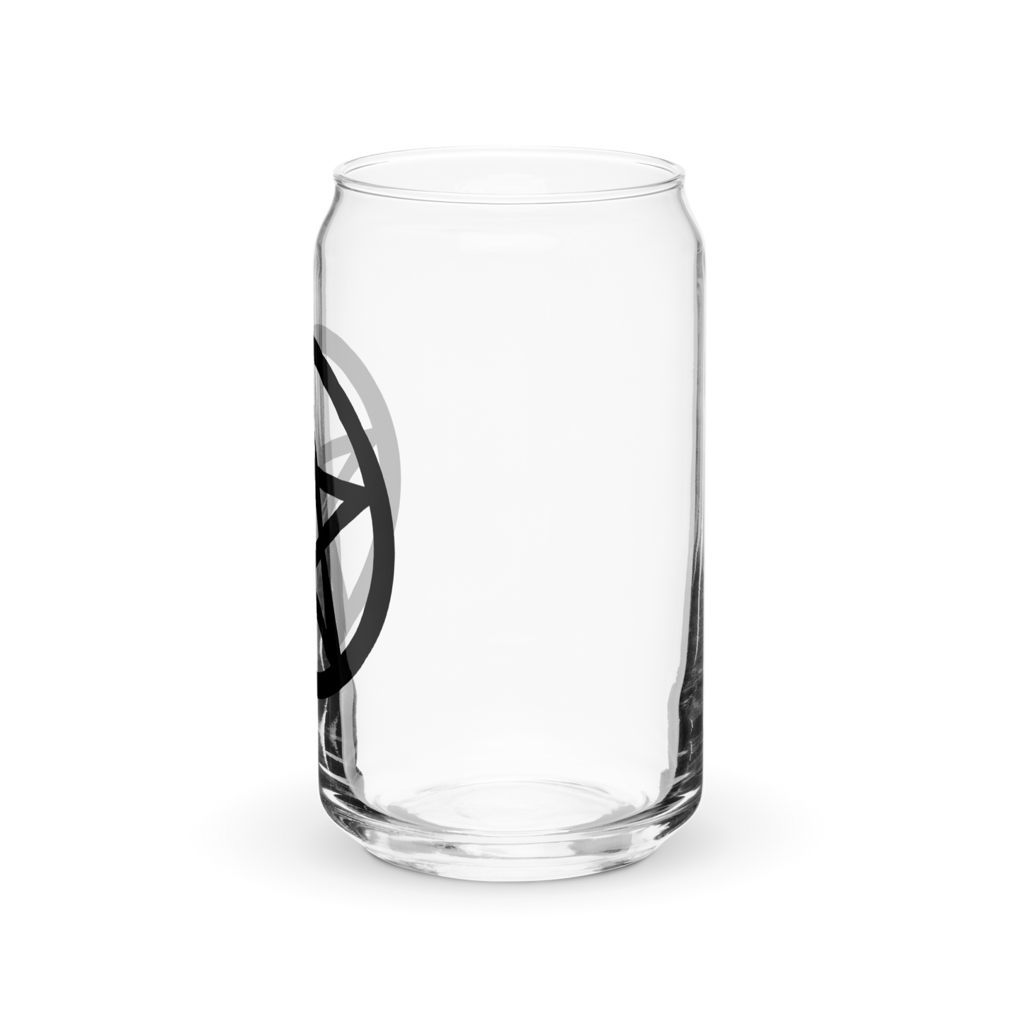 Simply Dark - 16oz Can Shaped Glass