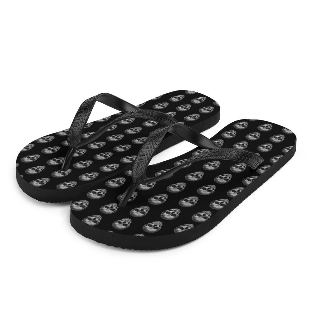 Skully - Unisex Adult Flip-Flops