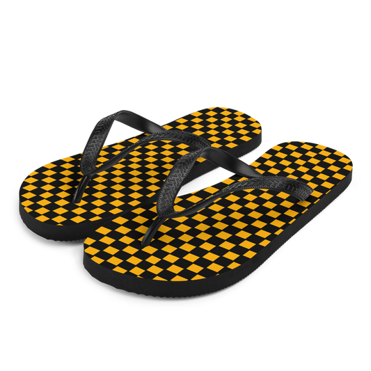 Yellow Flare - Unisex Adult Flip-Flops