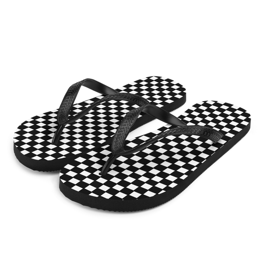 Checkered Classic - Unisex Adult Flip-Flops