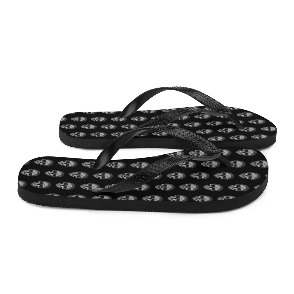 Skully - Unisex Adult Flip-Flops