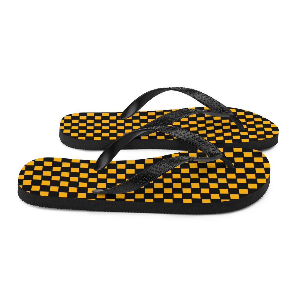 Yellow Flare - Unisex Adult Flip-Flops