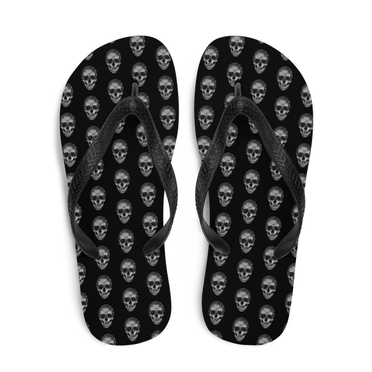 Skully - Unisex Adult Flip-Flops