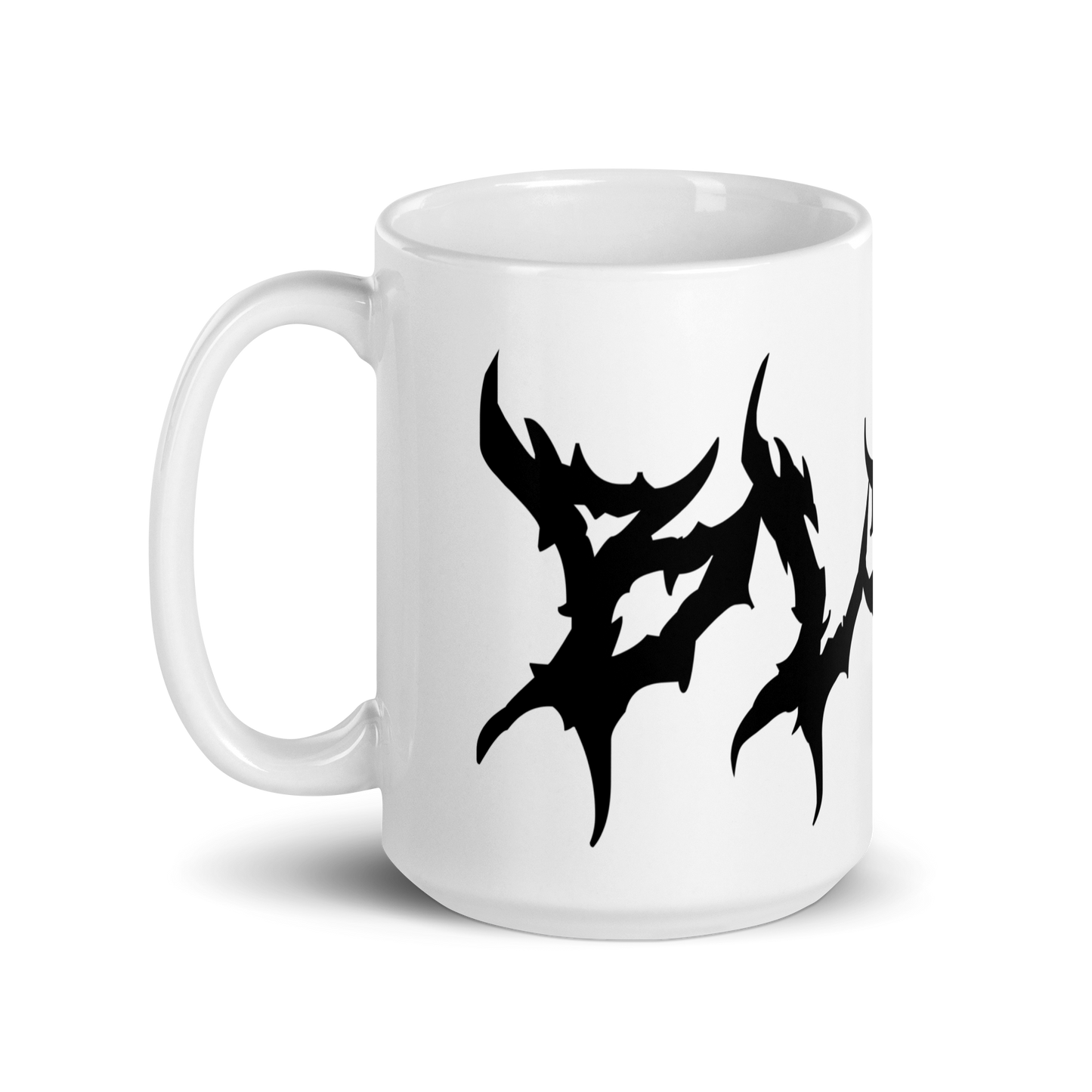 Blegh - White Glossy Metal Mug