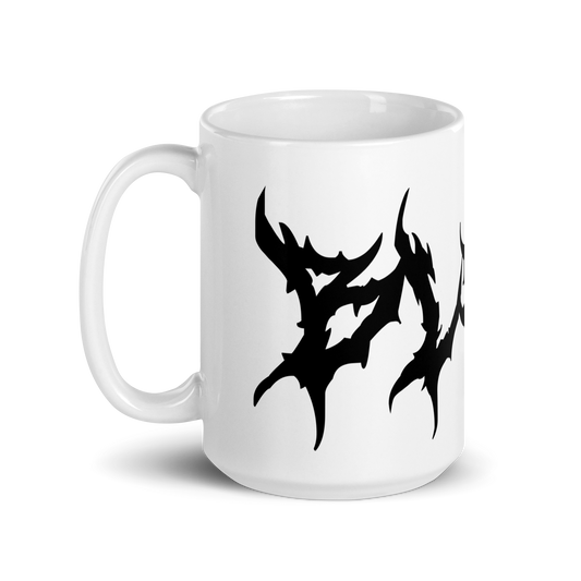 Blegh - White Glossy Metal Mug