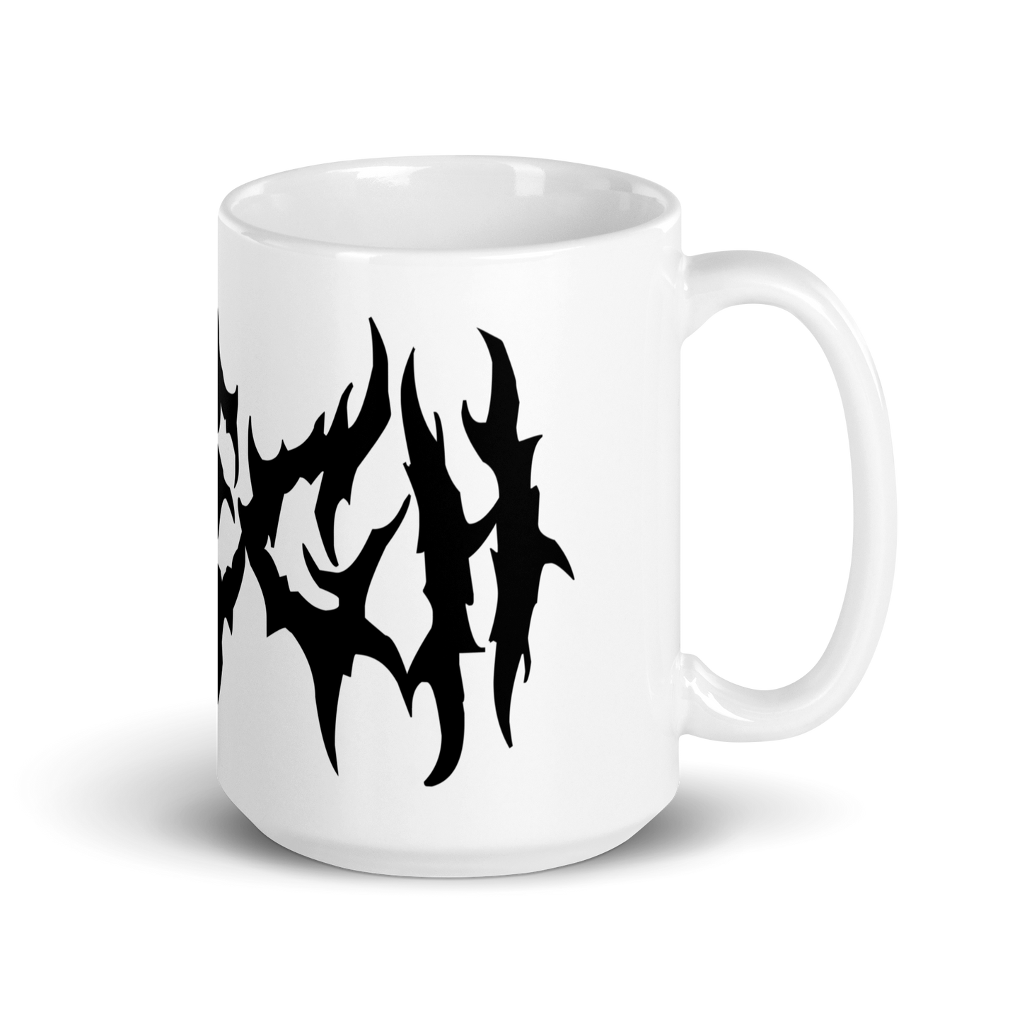 Blegh - White Glossy Metal Mug