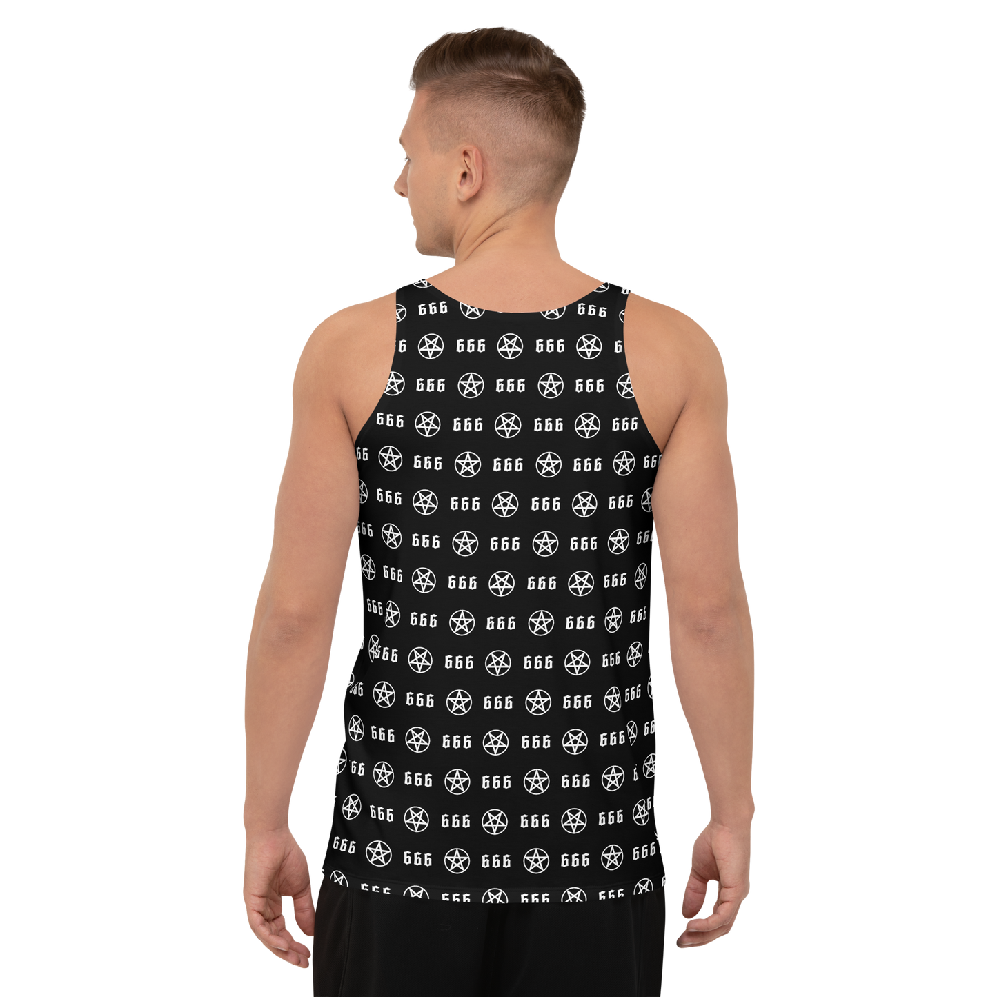 Triple Six - Men’s Black And White Tank Top