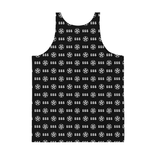 Triple Six - Men’s Black And White Tank Top