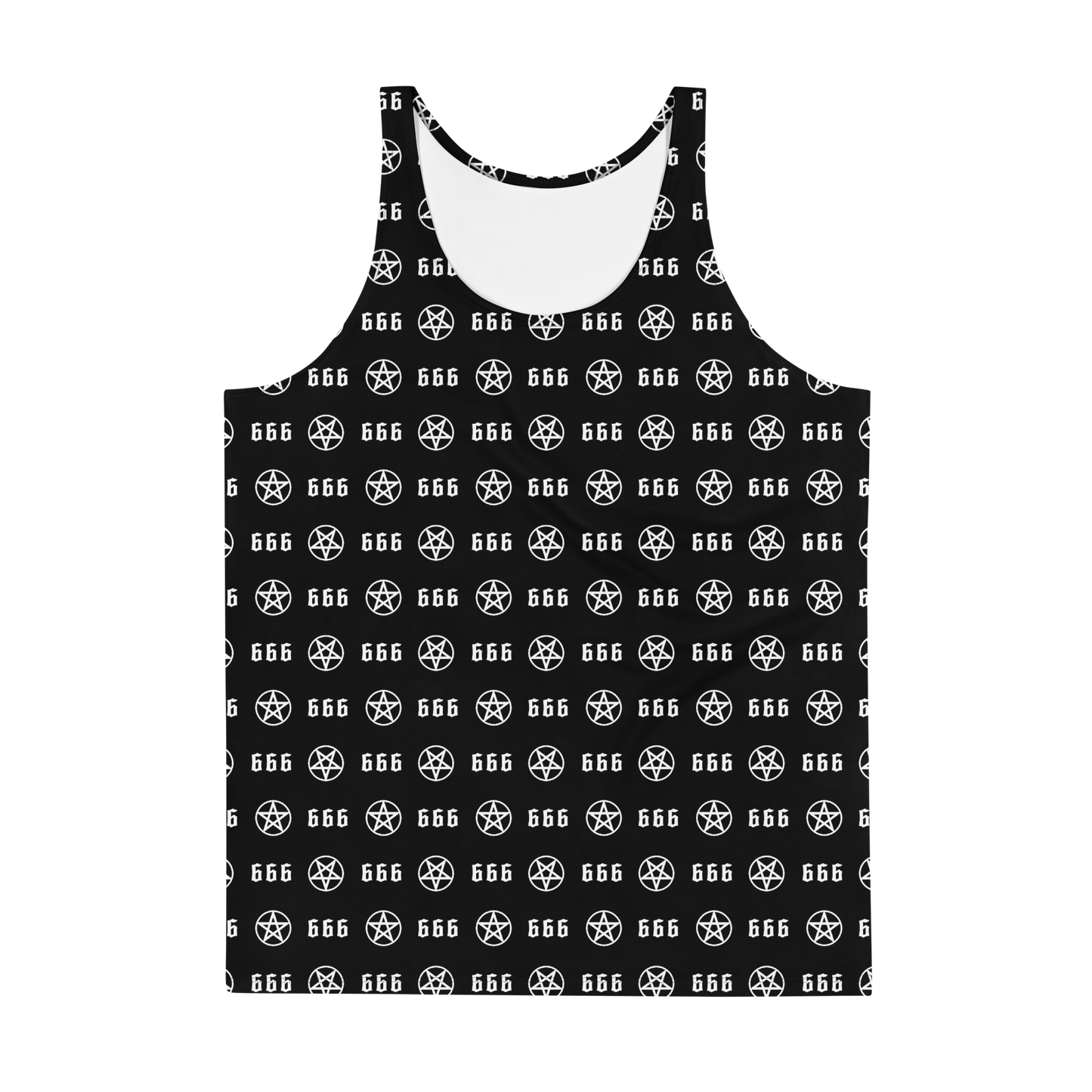 Triple Six - Men’s Black And White Tank Top