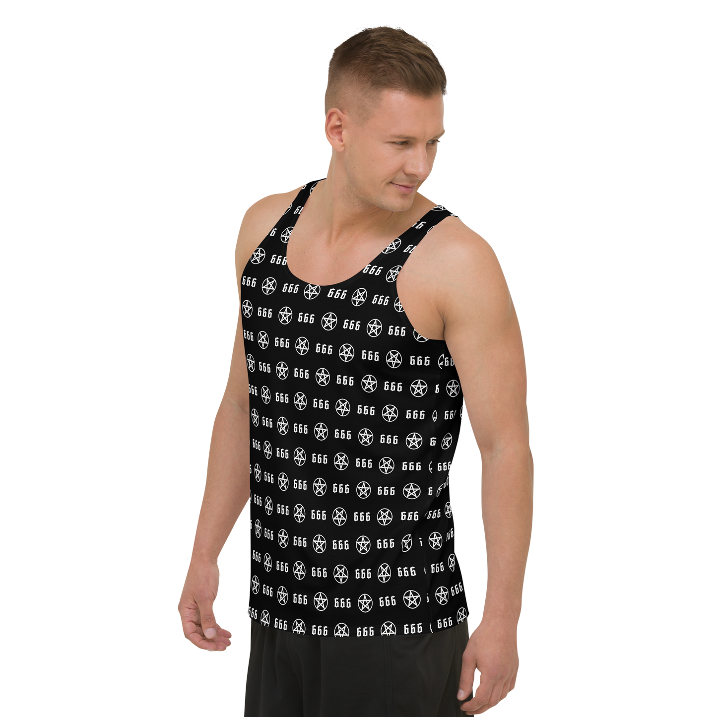 Triple Six - Men’s Black And White Tank Top