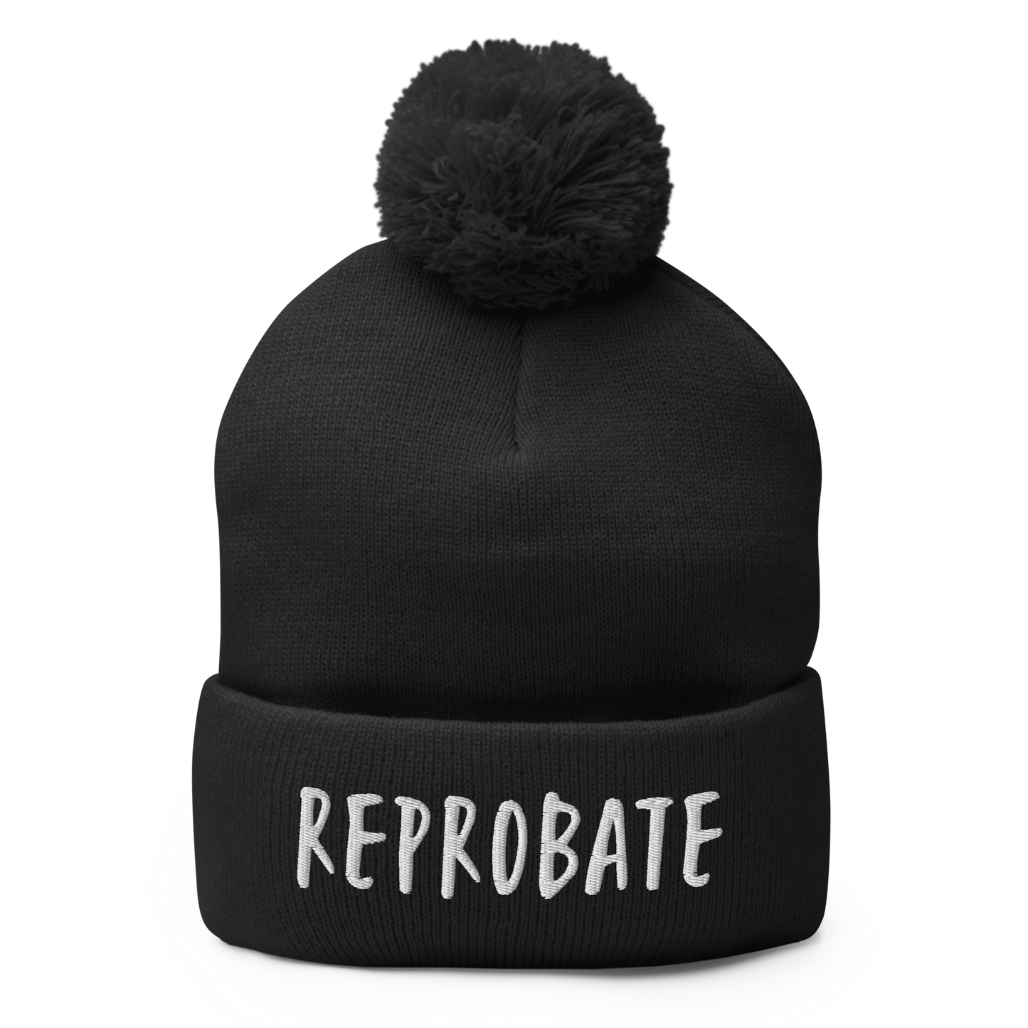 Reprobate - One Size Adult Pom-Pom Beanie