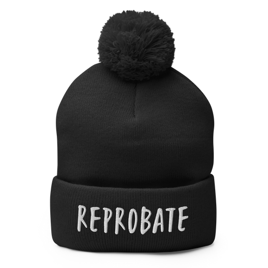 Reprobate - One Size Adult Pom-Pom Beanie