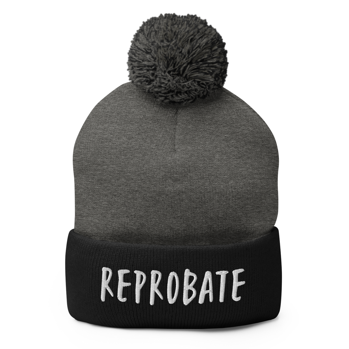 Reprobate - One Size Adult Pom-Pom Beanie