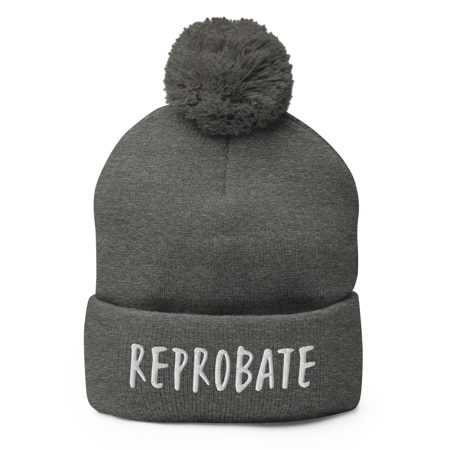 Reprobate - One Size Adult Pom-Pom Beanie