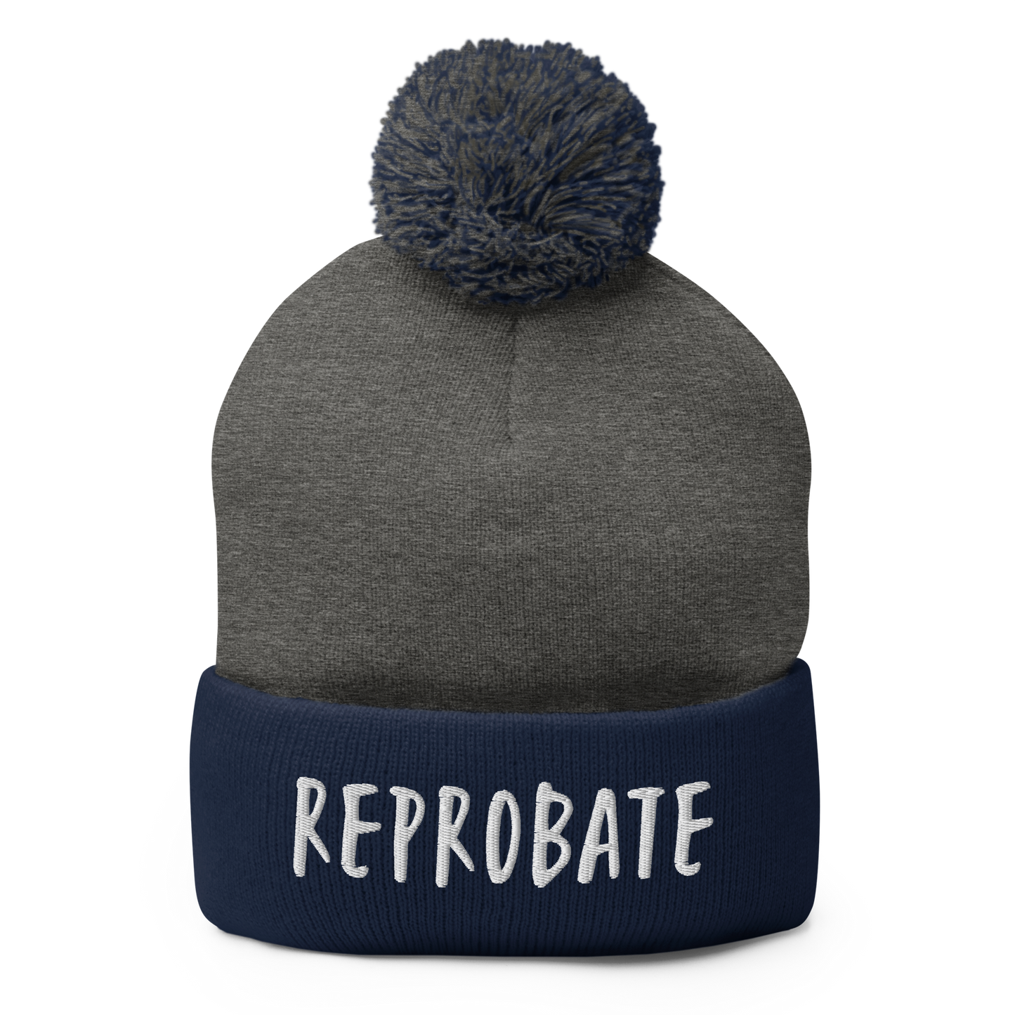 Reprobate - One Size Adult Pom-Pom Beanie