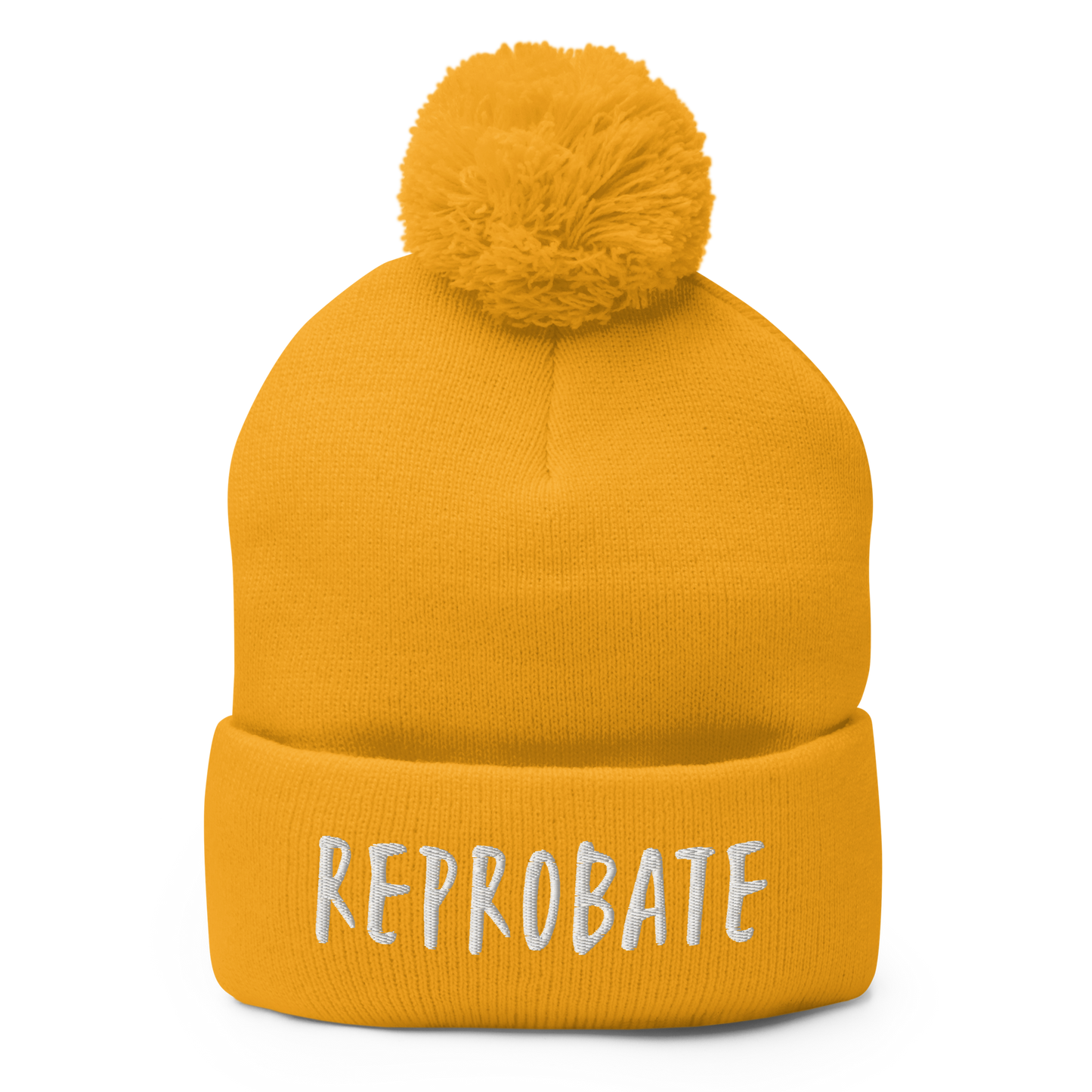 Reprobate - One Size Adult Pom-Pom Beanie