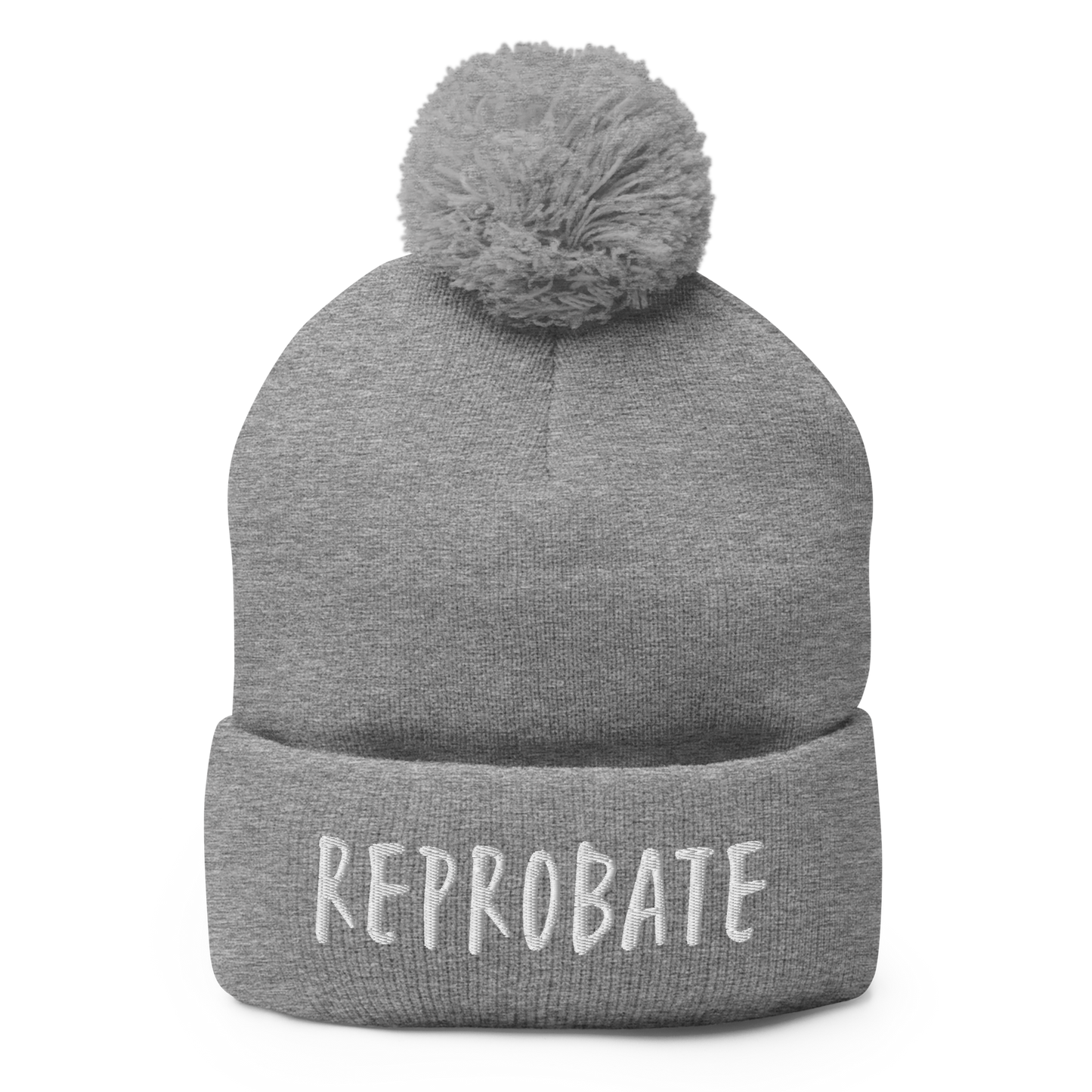 Reprobate - One Size Adult Pom-Pom Beanie