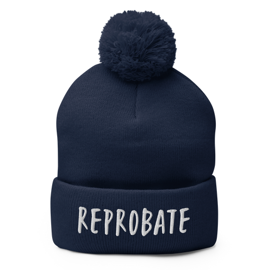 Reprobate - One Size Adult Pom-Pom Beanie