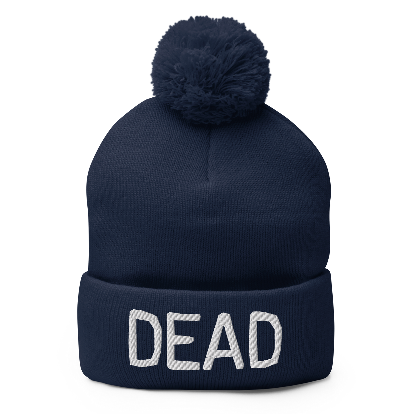 Dead - One Size Adult Pom-Pom Beanie