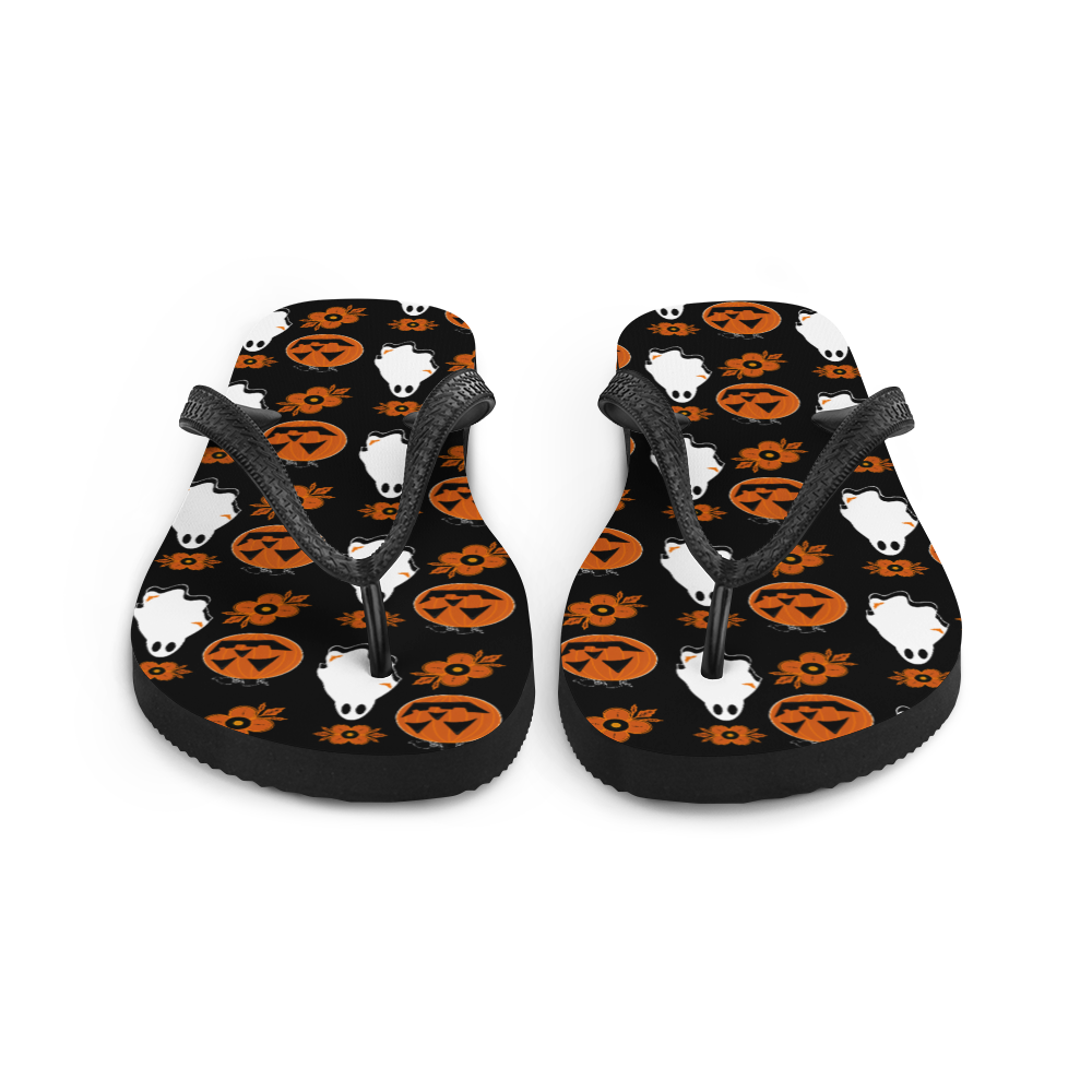 Hallow Vibes - Unisex Adult Flip-Flops