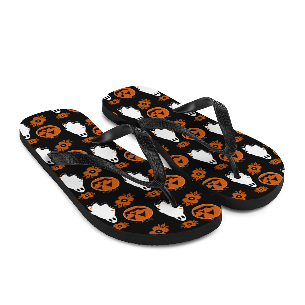 Hallow Vibes - Unisex Adult Flip-Flops